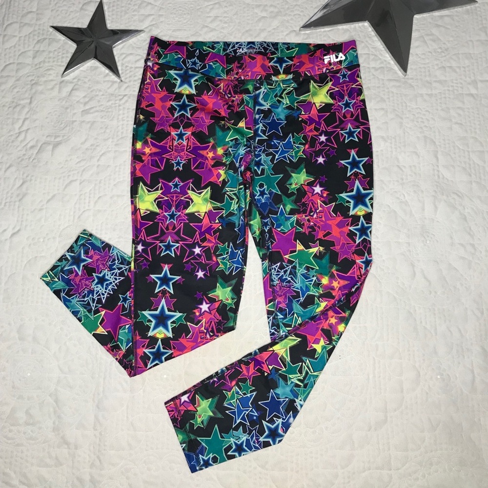 FILA Women’s Multicolor Star-Print Leggings
